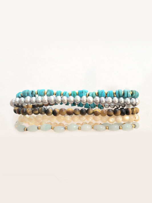 Five Layer Wrap Turquoise Mix