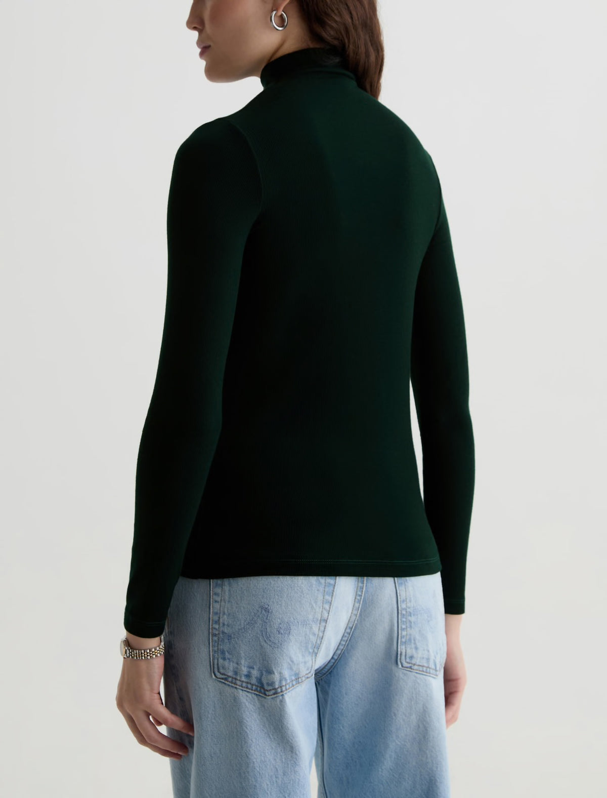 Chelsea Turtleneck in Dark Green