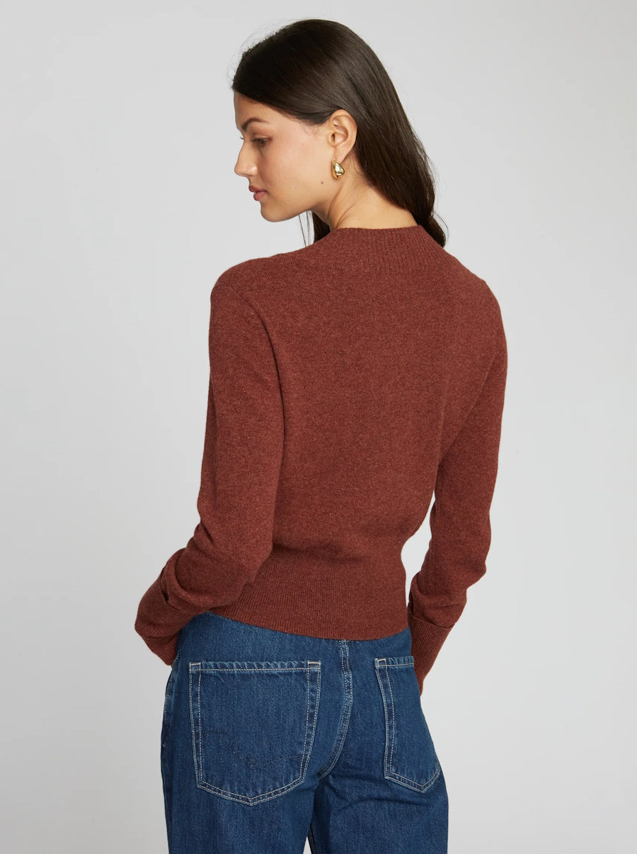 V Neck With High Cuffs