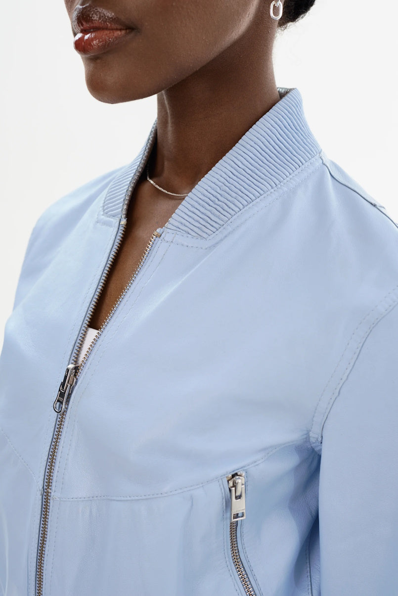Kordella Reversible Leather Bomber