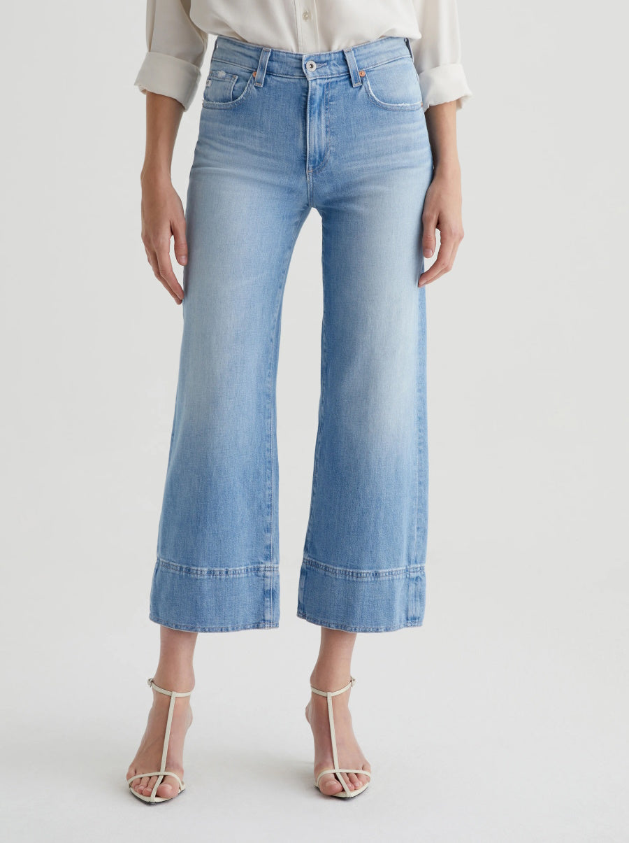 Saige Wide Leg Crop in DNPT