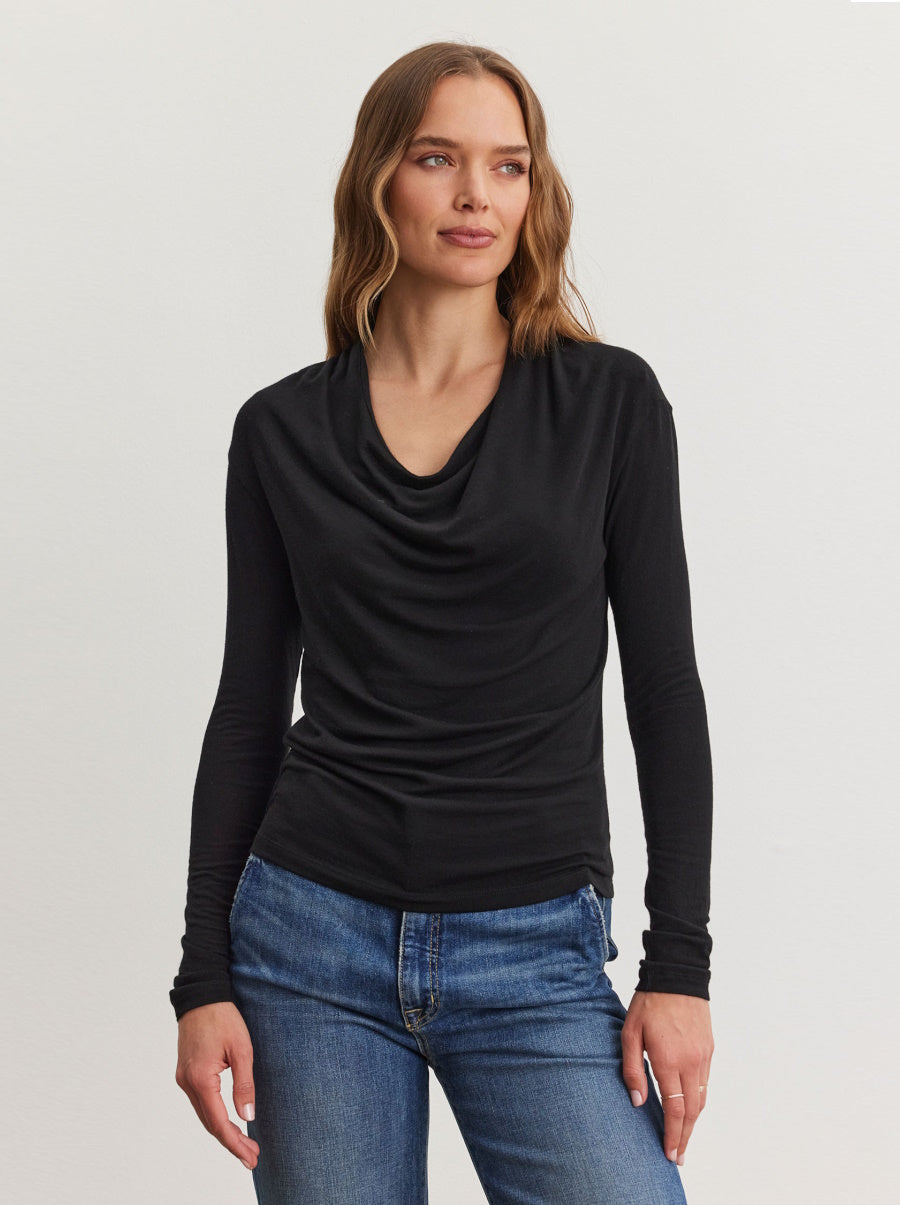 Patty Top in Black
