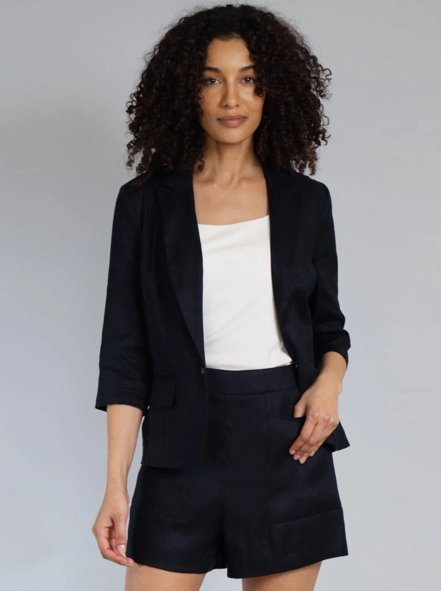 Stretch Linen Short