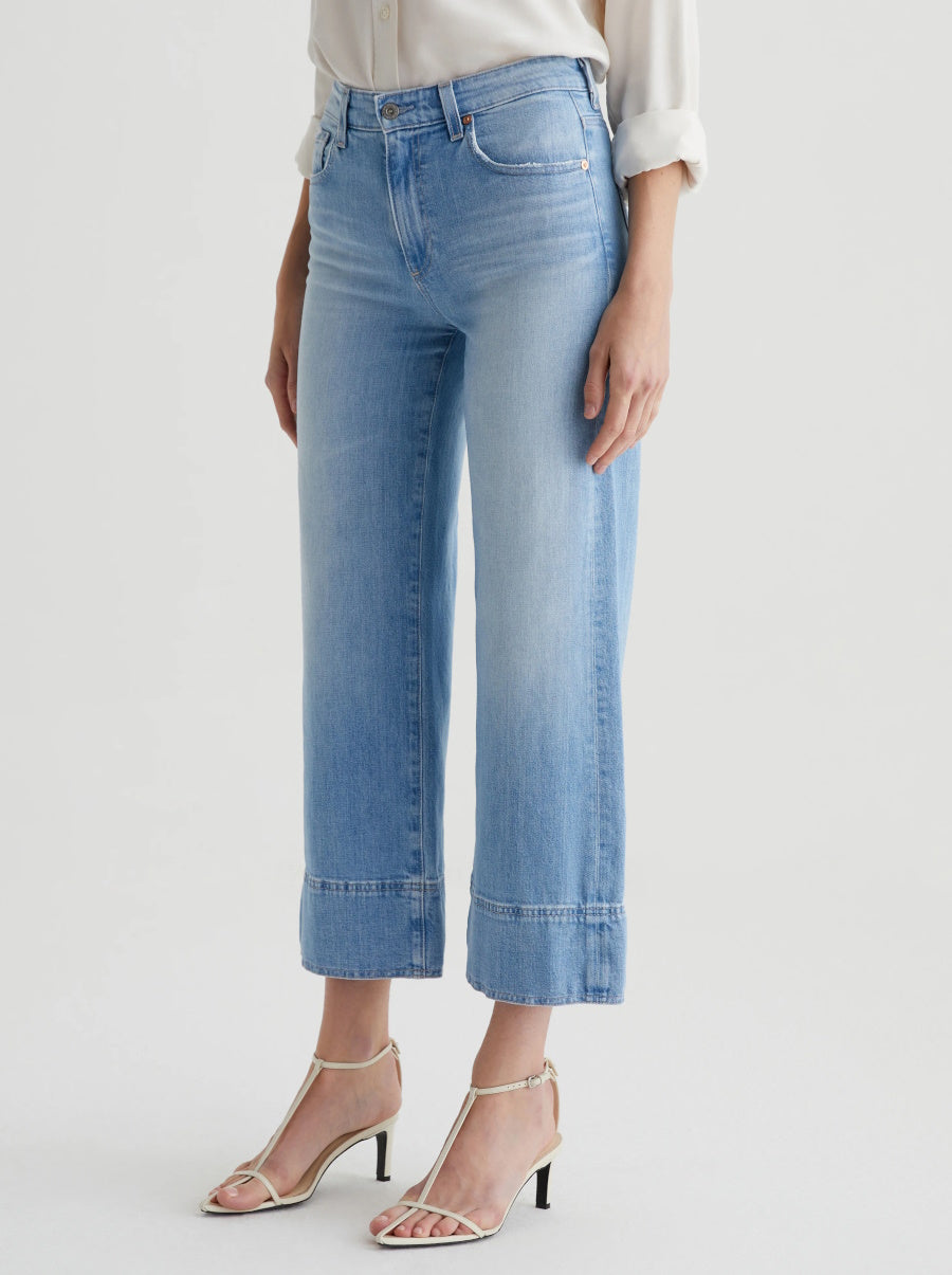 Saige Wide Leg Crop in DNPT