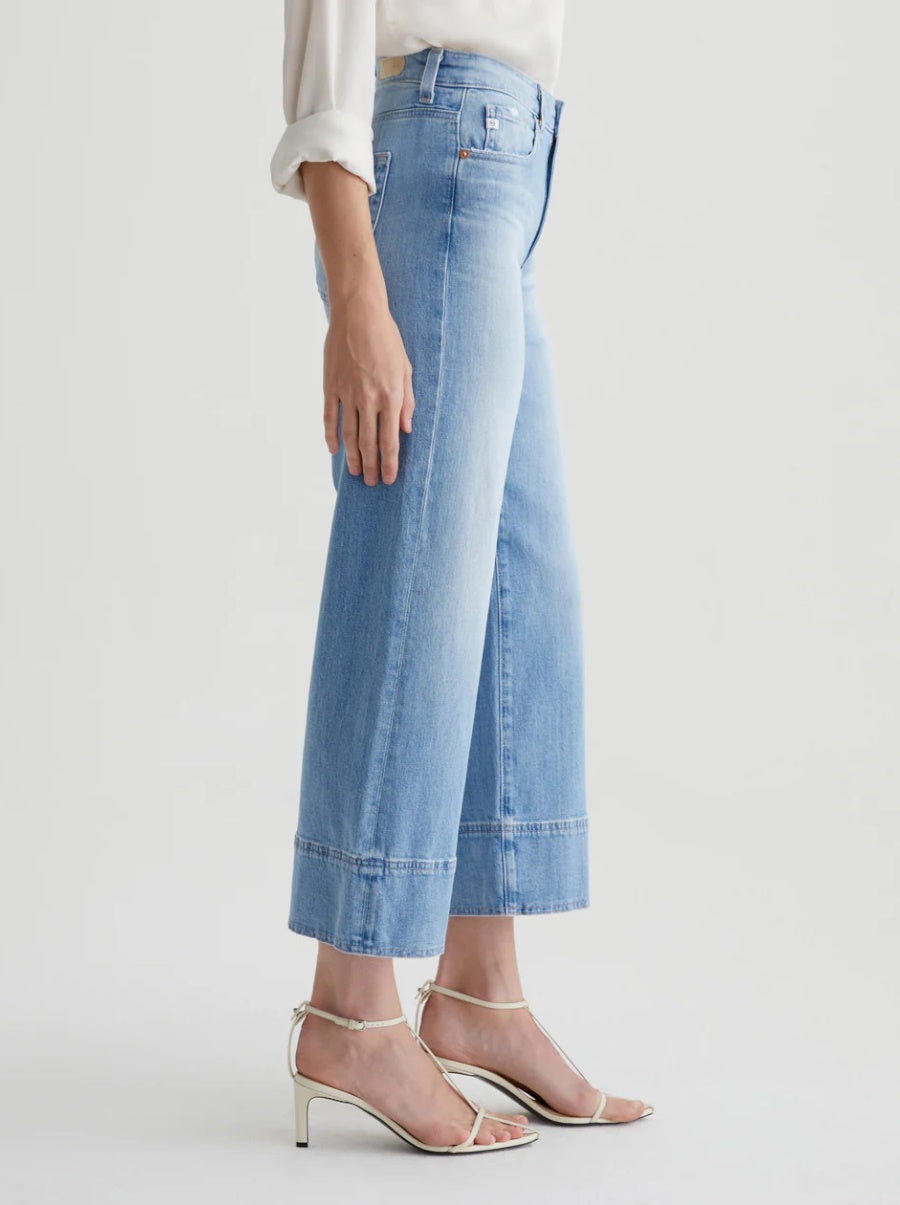 Saige Wide Leg Crop in DNPT