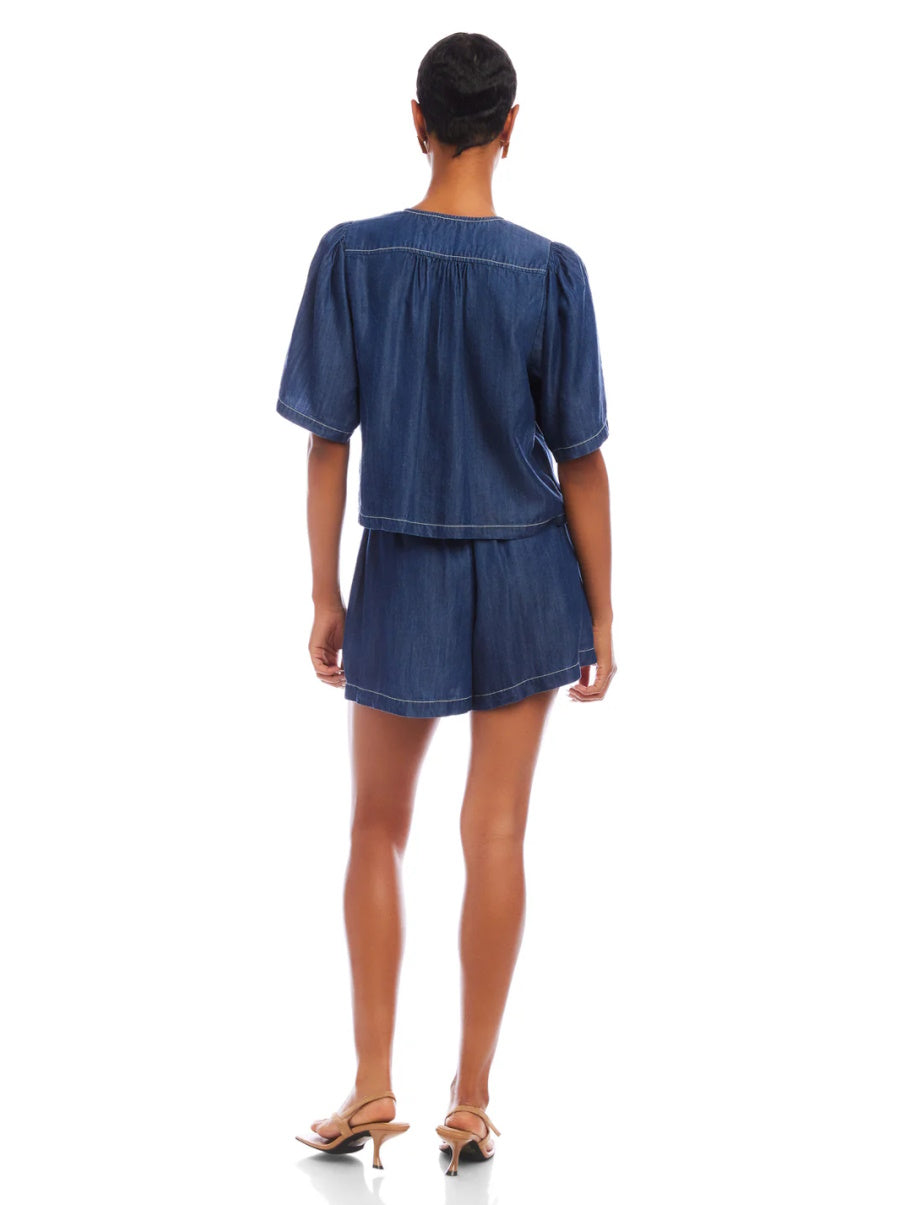Nadine Bow Detail Top