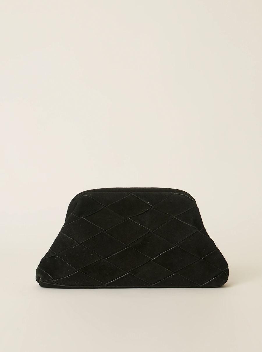 Maylie Suede Clutch