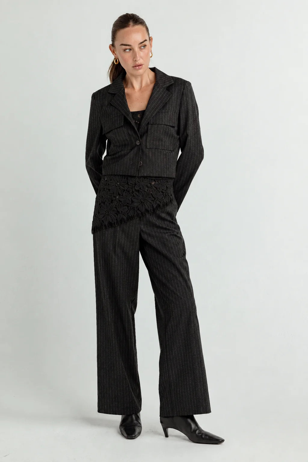 Pinstripe Azula Jacket