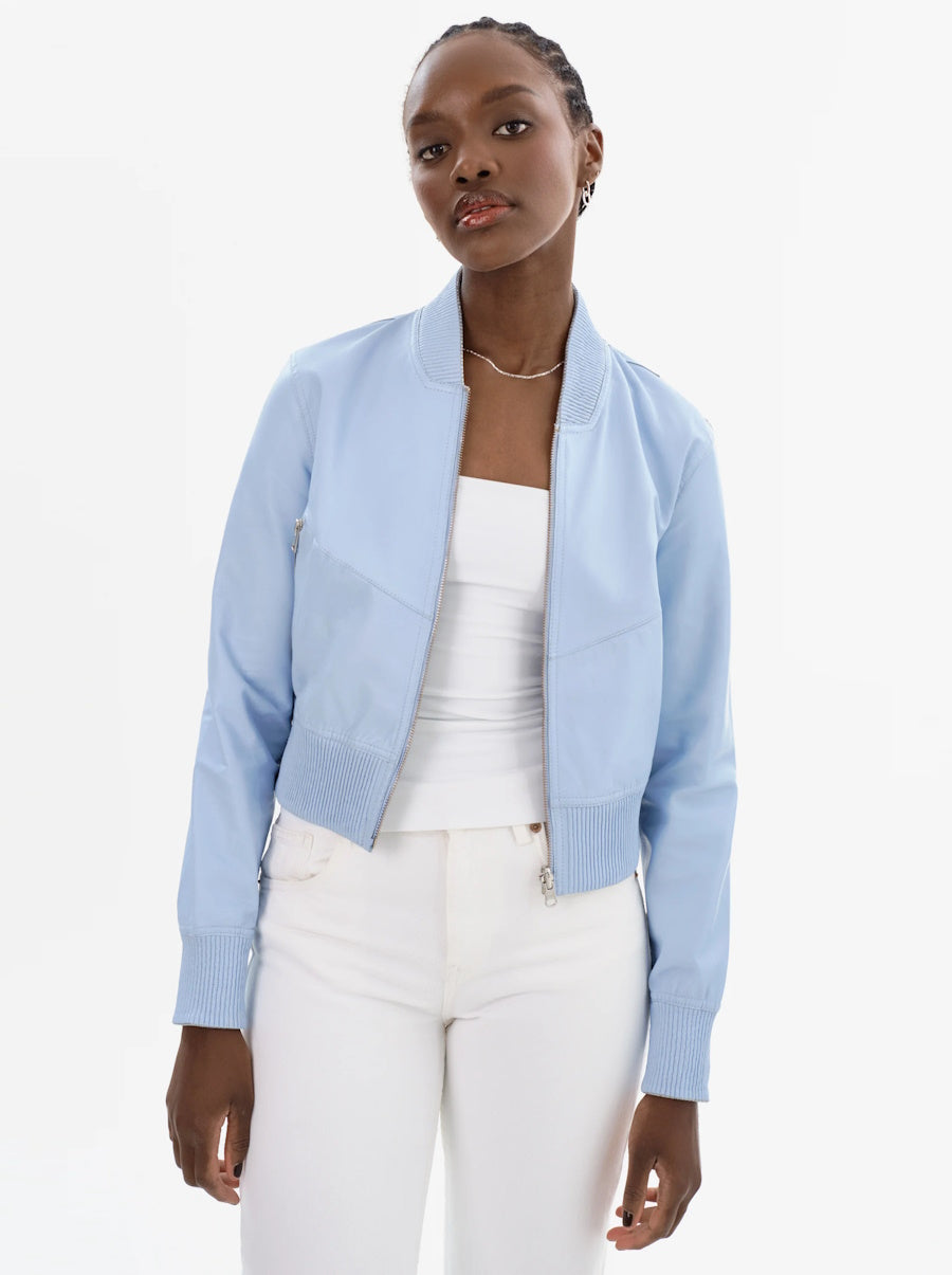 Kordella Reversible Leather Bomber