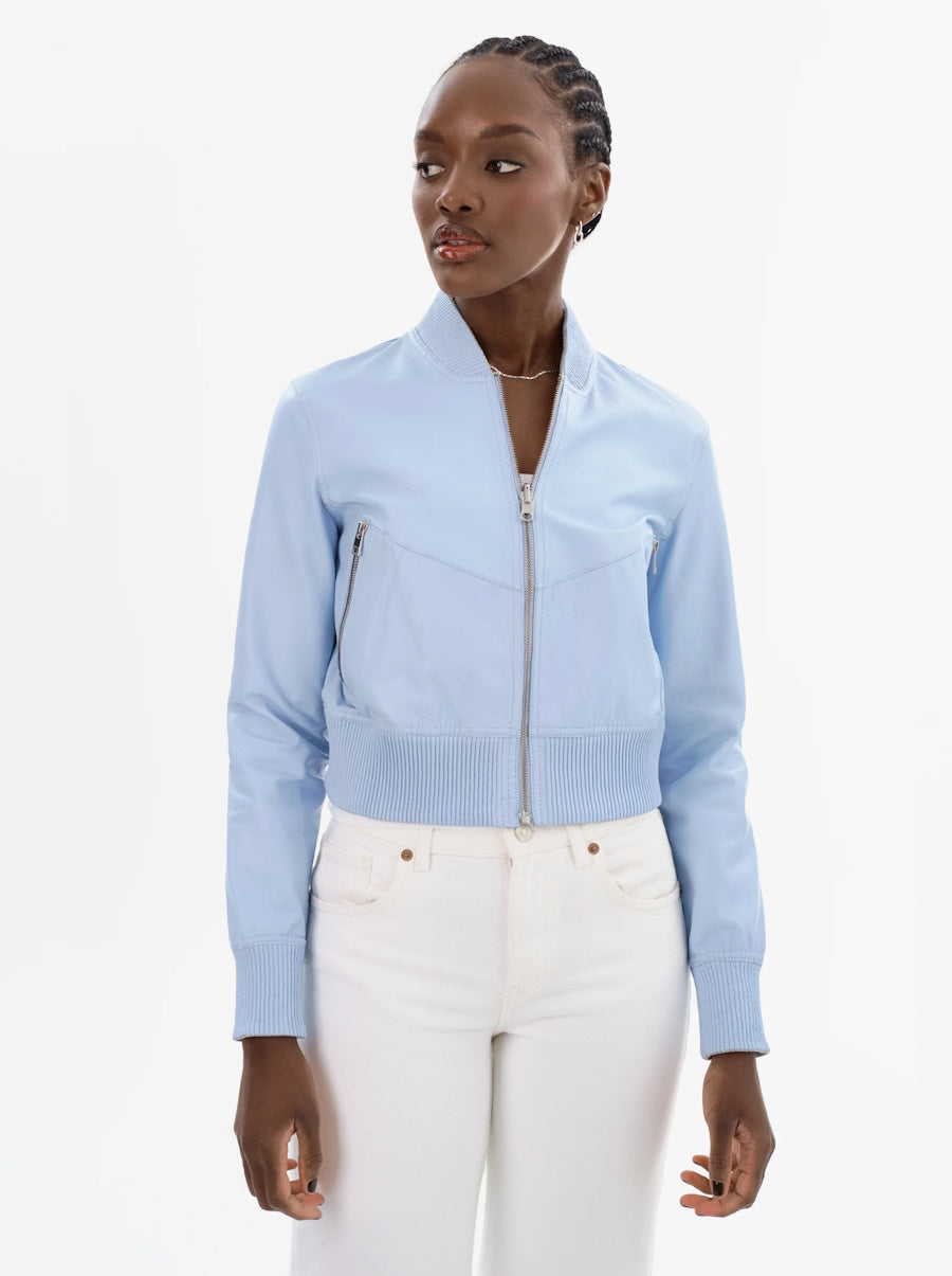 Kordella Reversible Leather Bomber