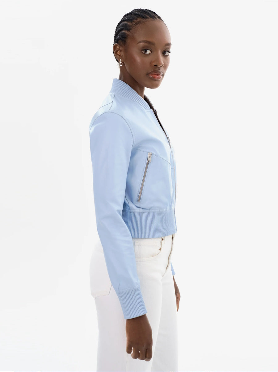 Kordella Reversible Leather Bomber