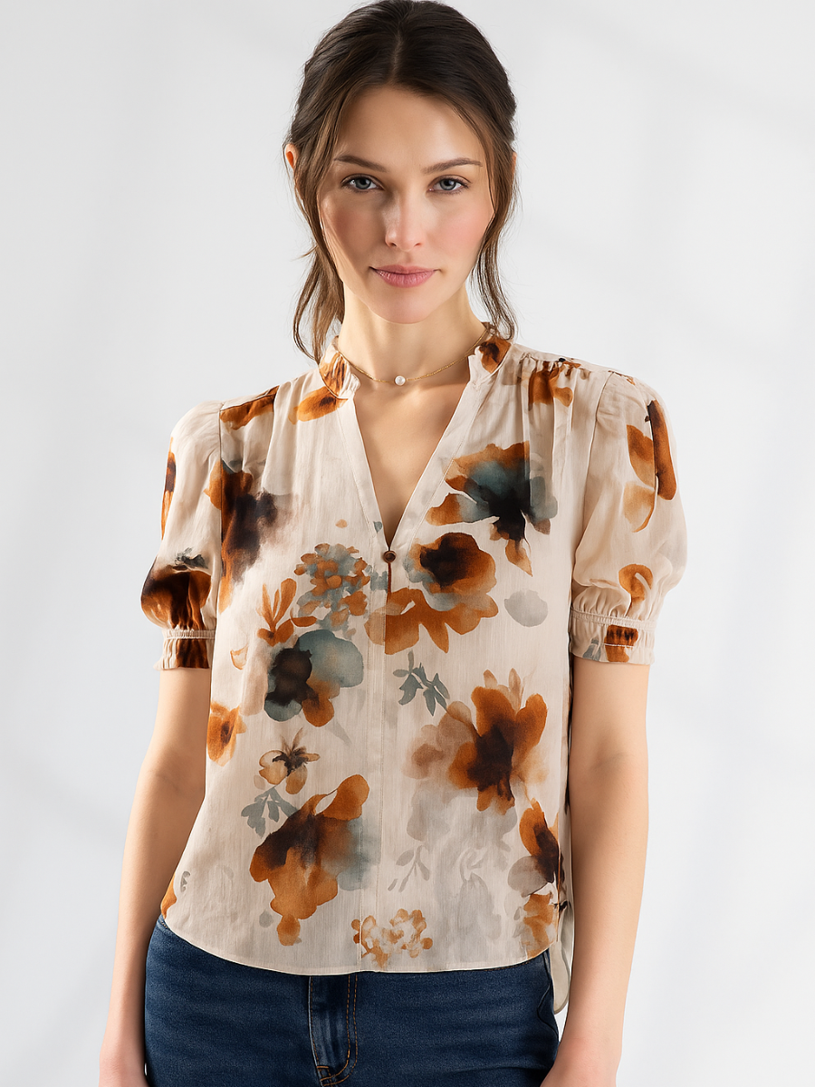 Go Evermore Blouse Printed