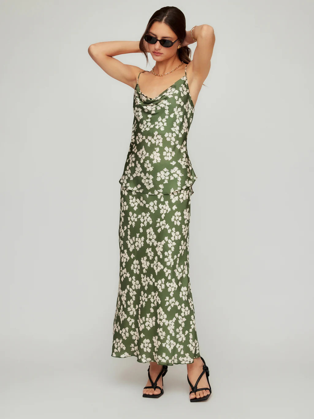 Eva Bias Ankle Skirt