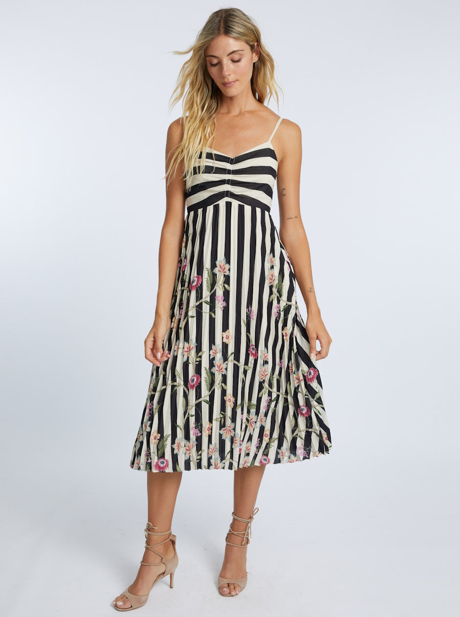 Donna Stripe Vine Dress