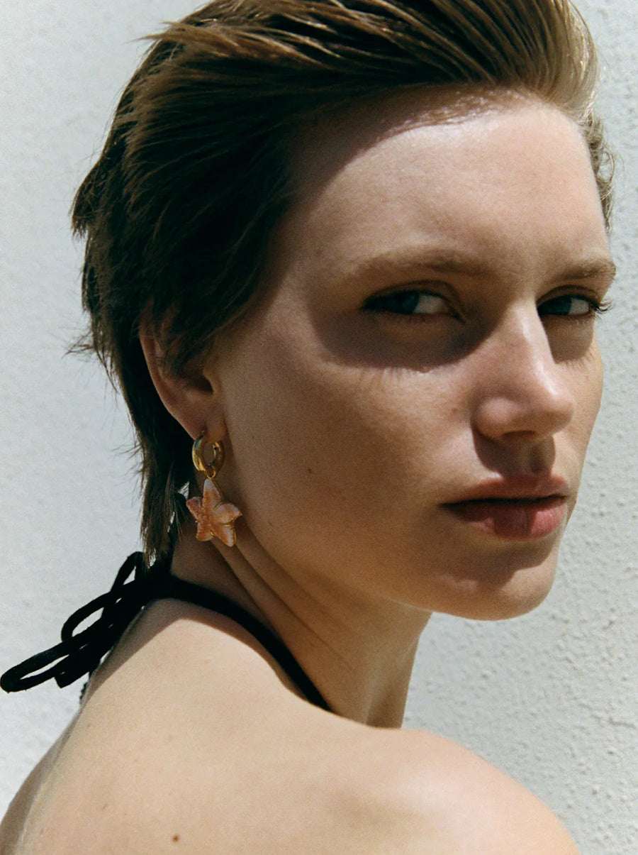 Starfish Hoop Earrings