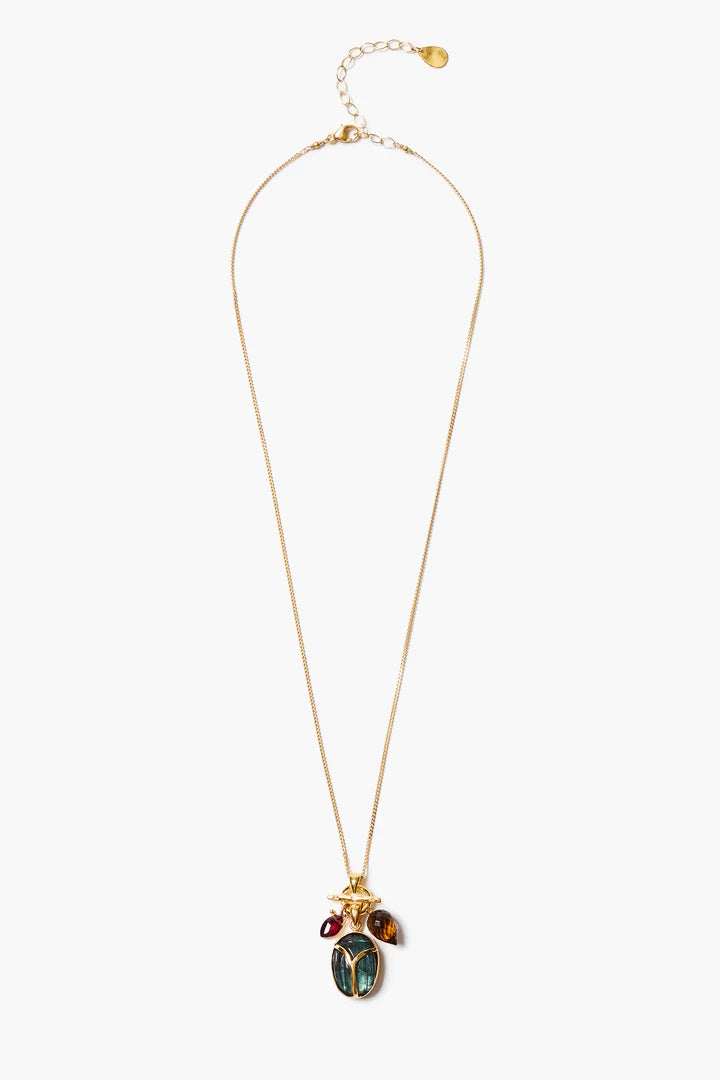 Scarab Charm Necklace