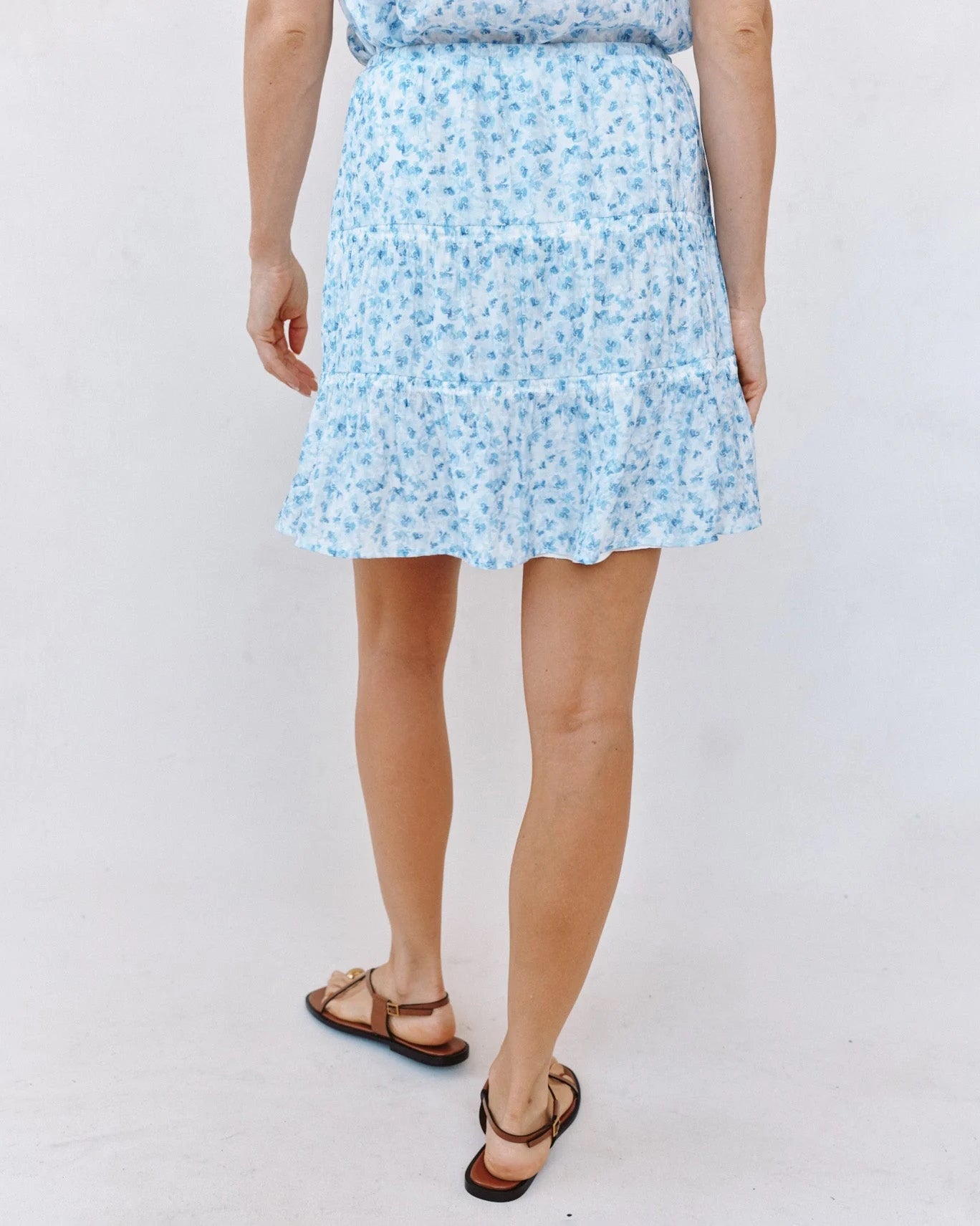 Tiered Mini Skirt
