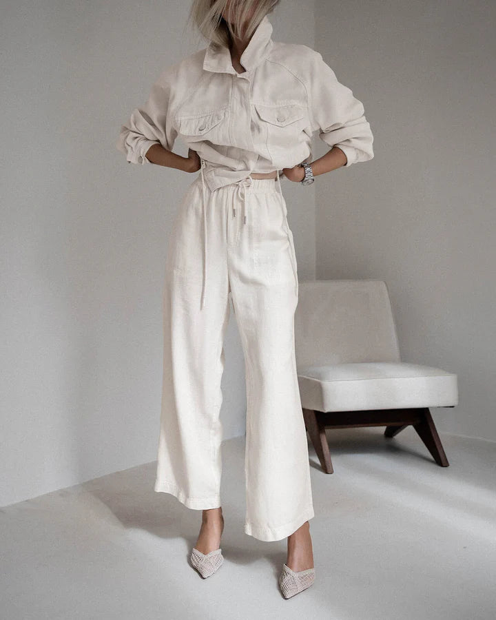 Lounge Denim Crop Pant