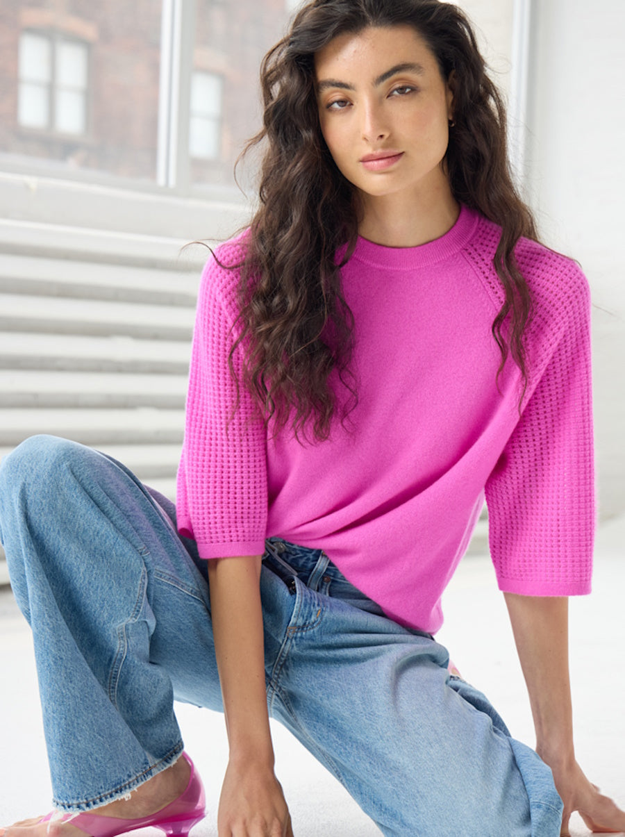 Boxy S/S Mesh Raglan