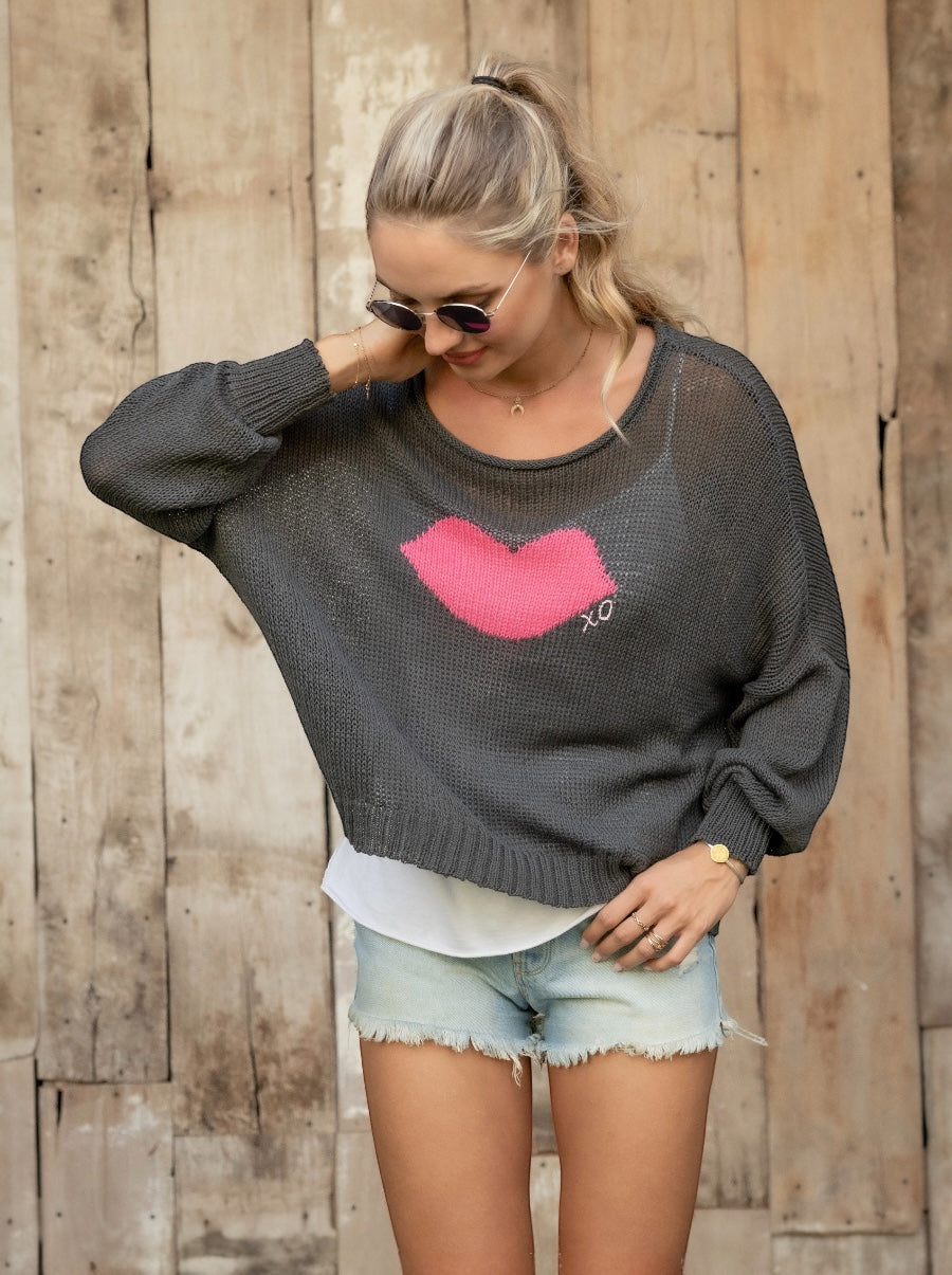 Bisous Crew Cotton