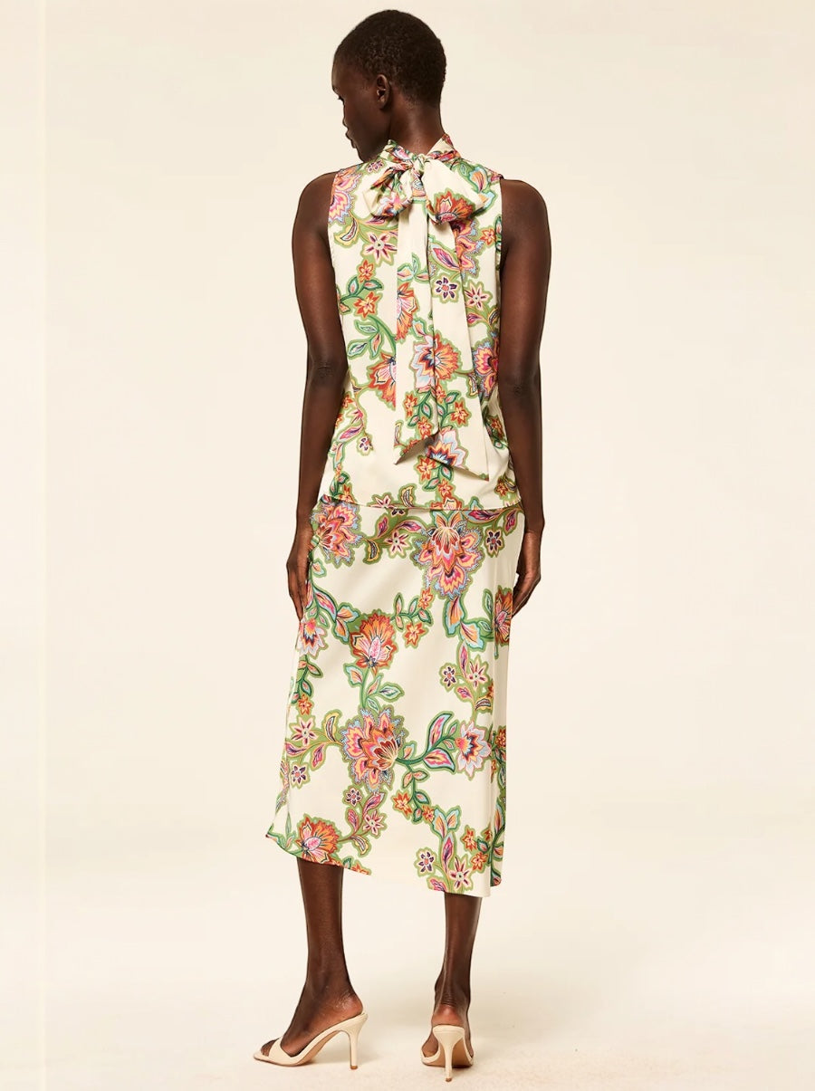 Luka Top in Floral Lattice