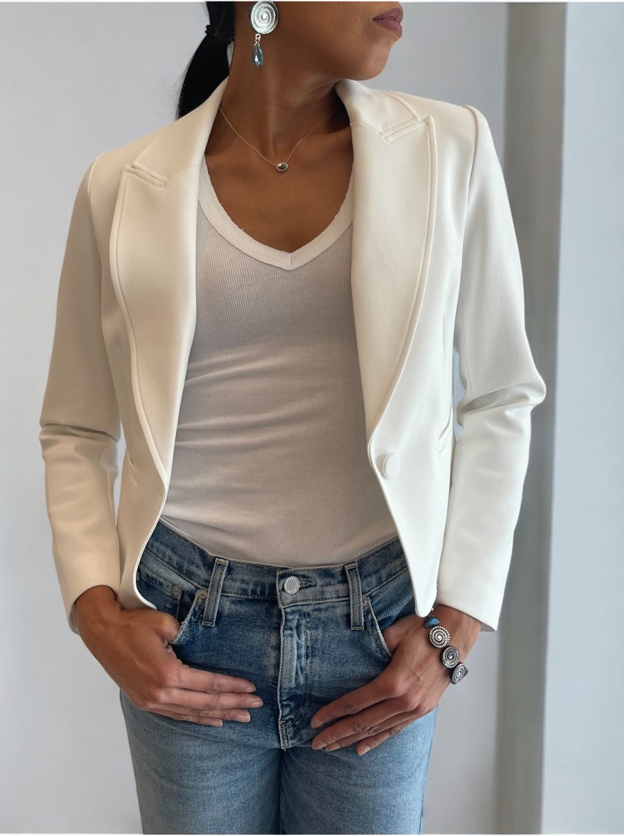 Milo Blazer in White