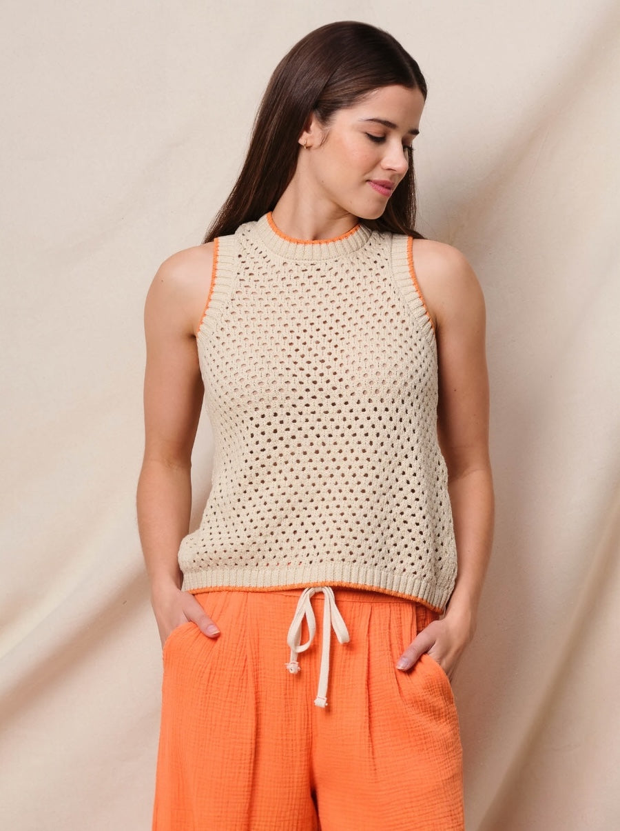 Mesh Tank Sweater