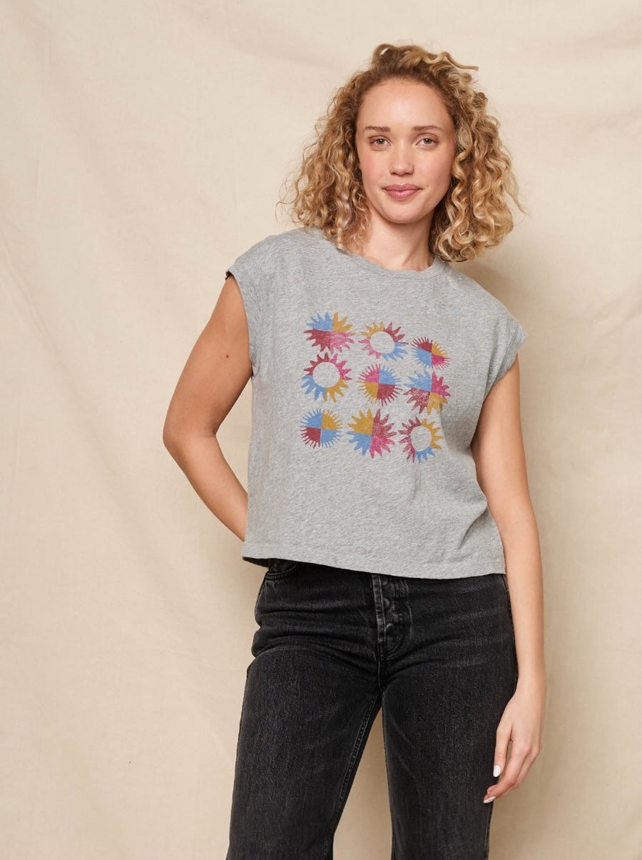Muscle Tank in Checkers Sun