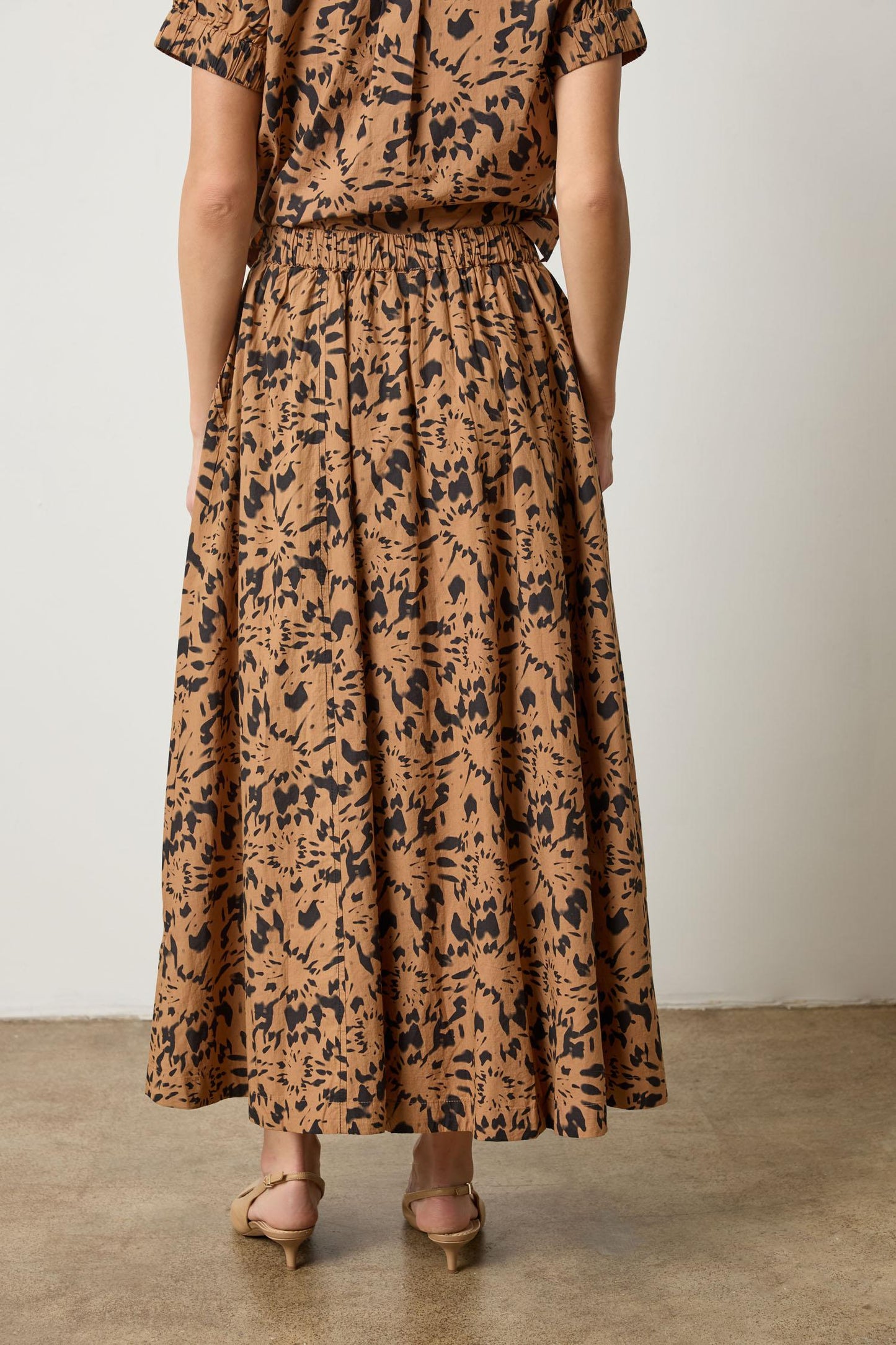 Paneled Maxi Skirt