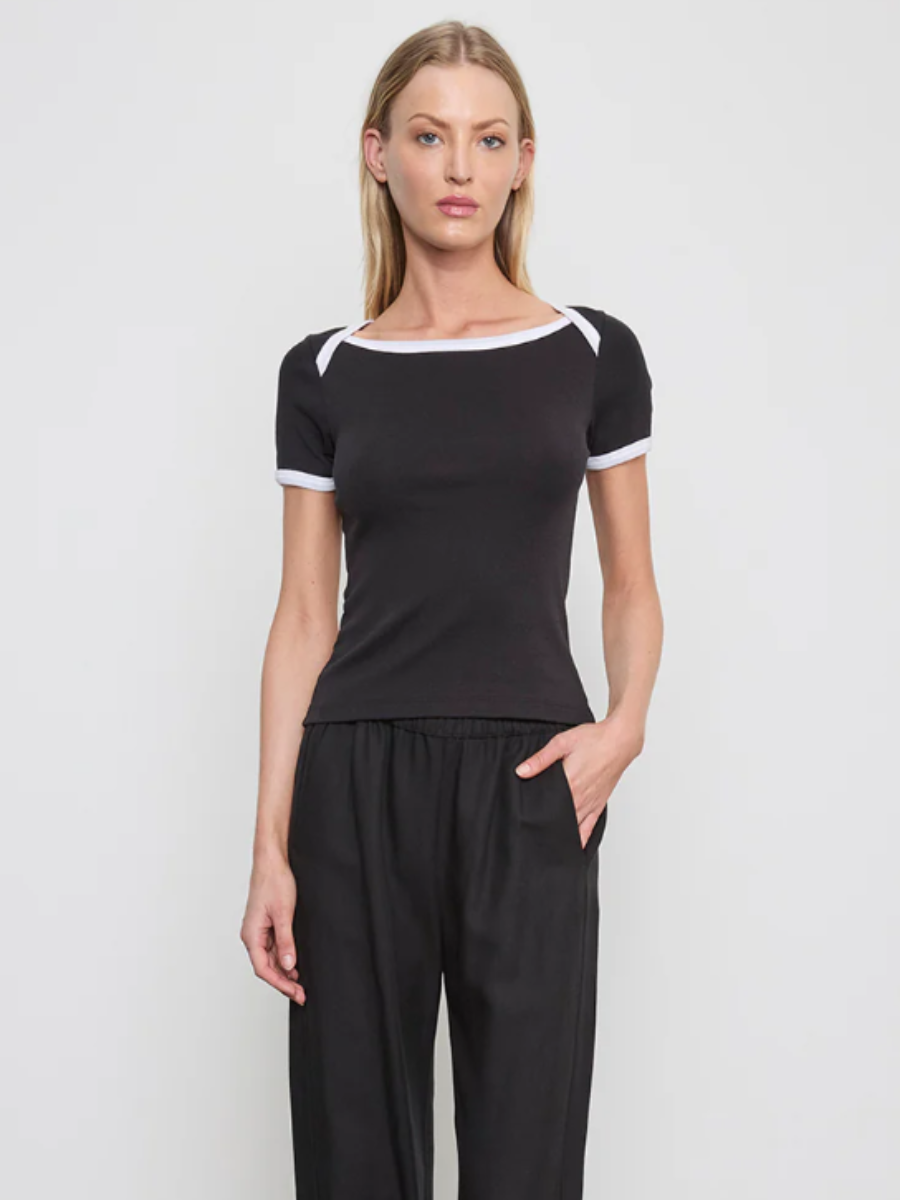 Ringer Bateau Tee