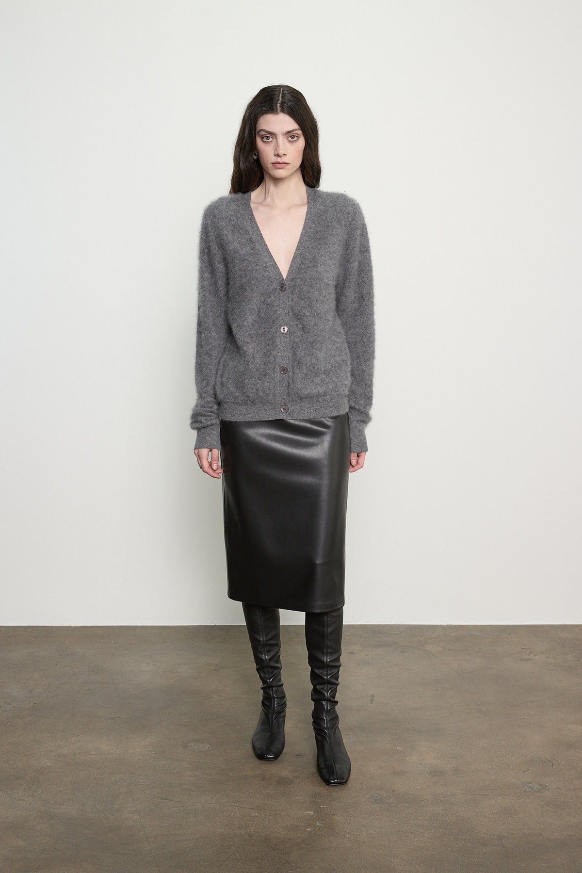 Leather Minimal Skirt