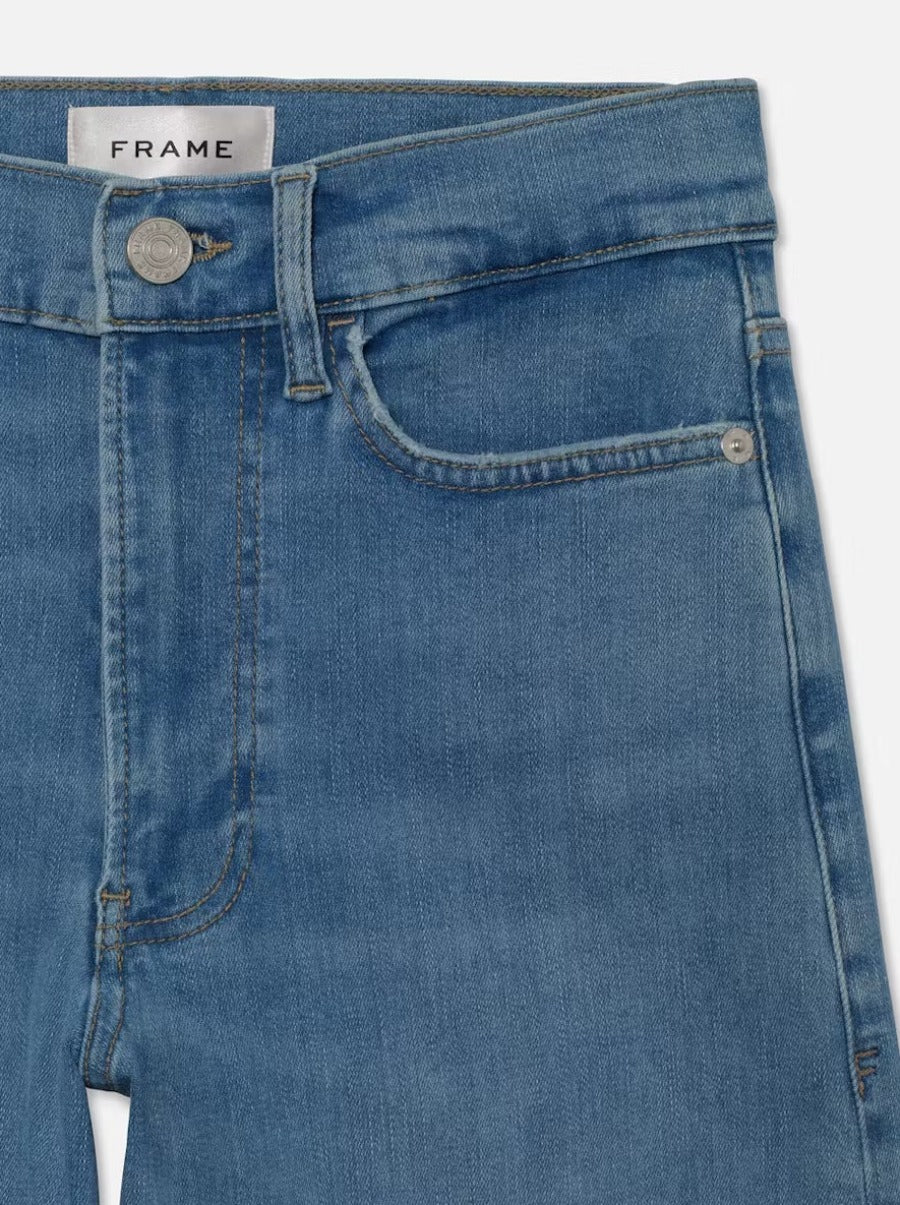 Le Slim Palazzo Raw Fray