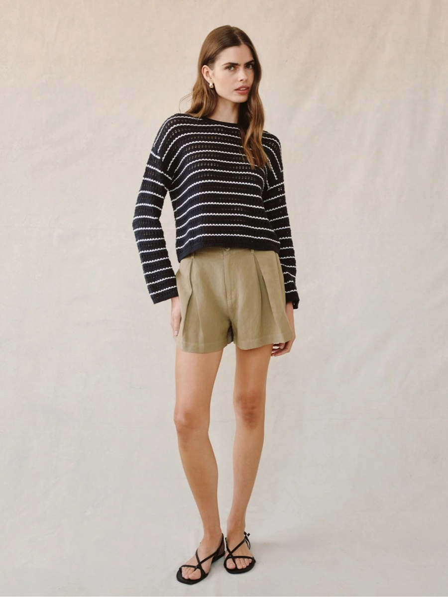 Crew Neck Sweater Striped