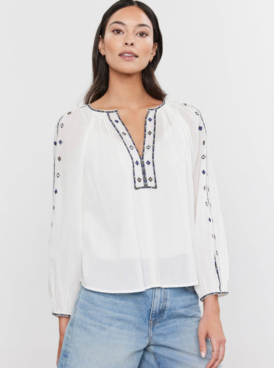 Tina Embroidered Blouse