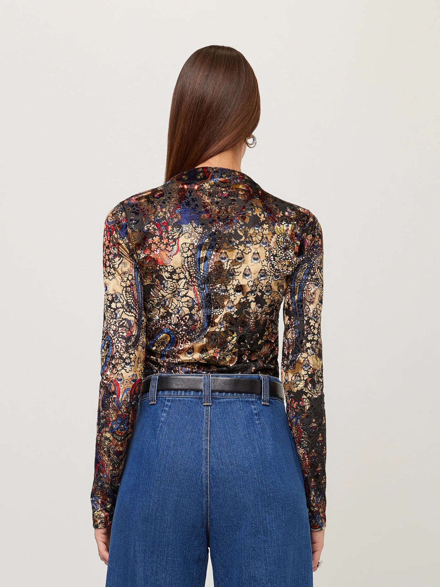 Khami Velvet Burnout Top