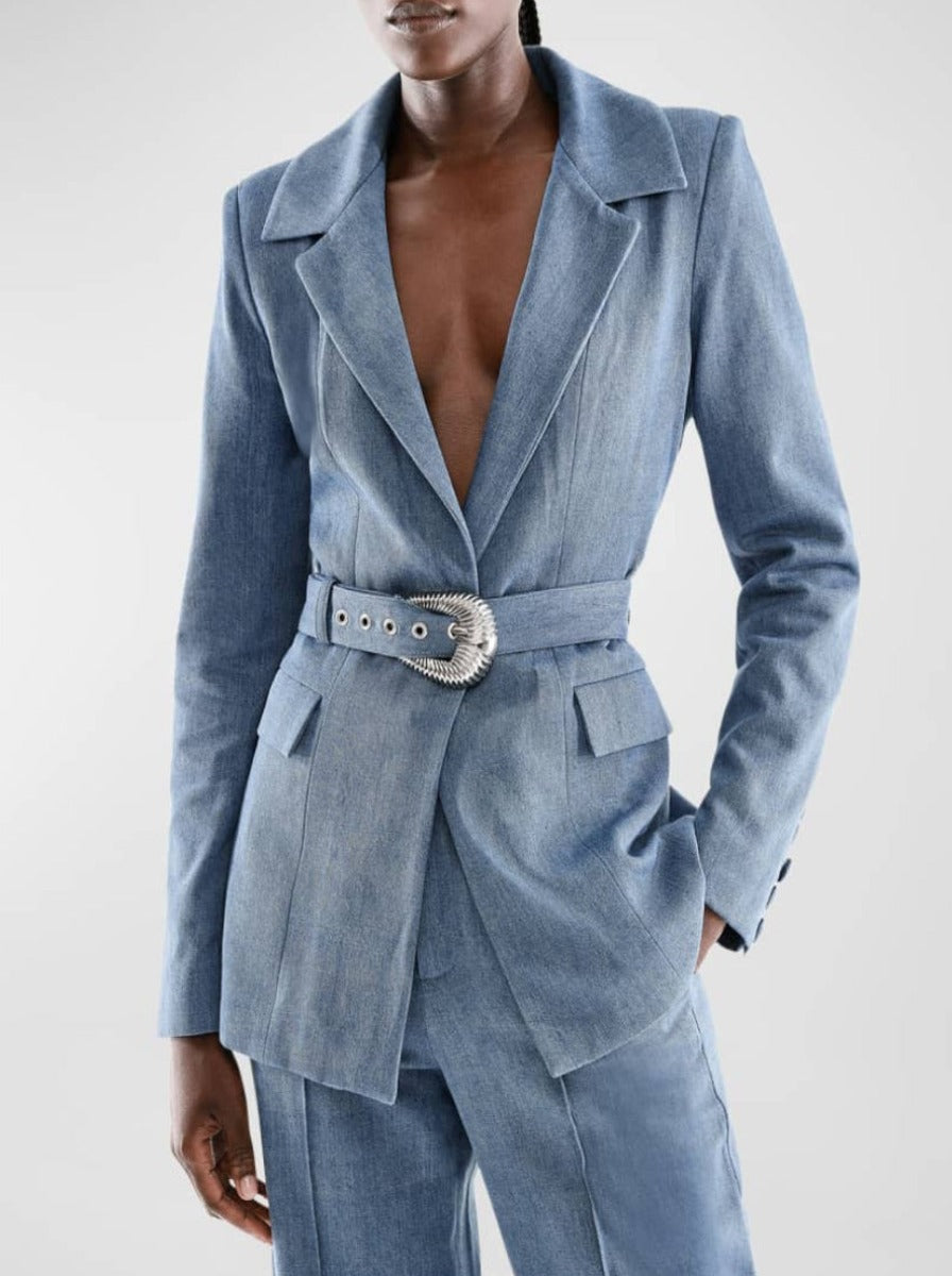 Dominga Denim Blazer