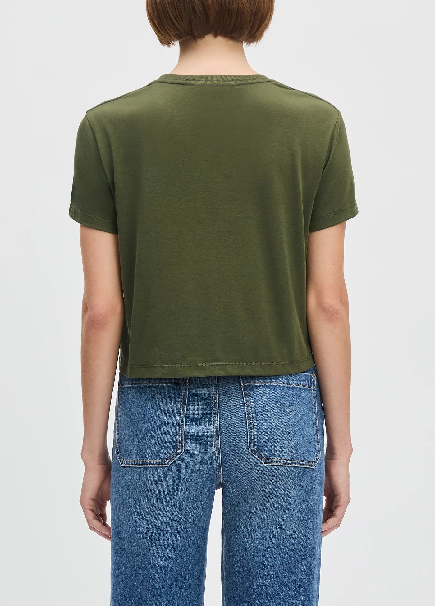Crop Collegiate Tee
