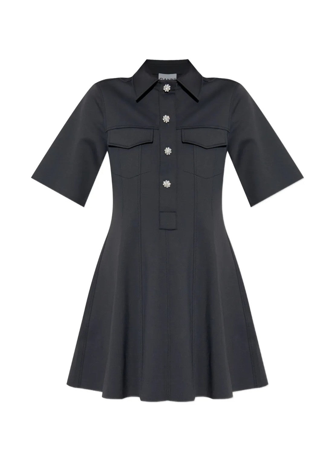 Scuba Neoprene Mini Dress