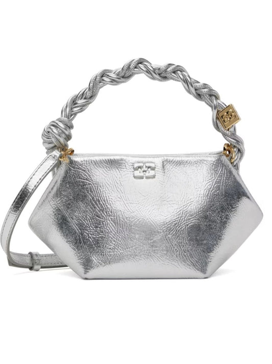 Ganni Bou Bag in Silver
