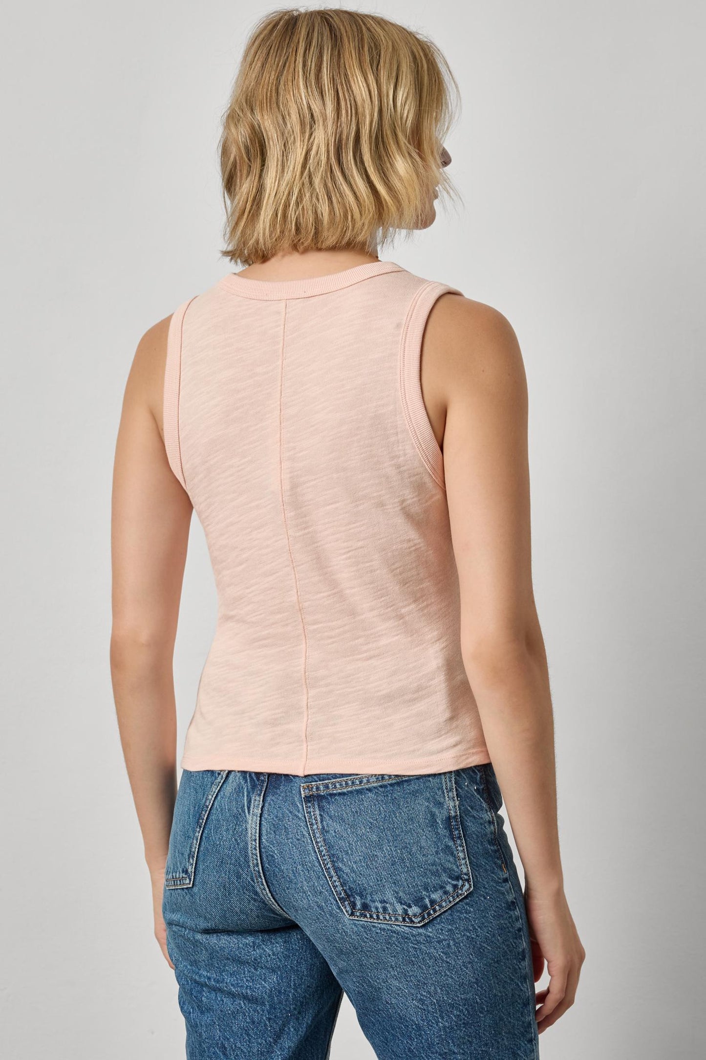 Vintage Side Pleat Tank
