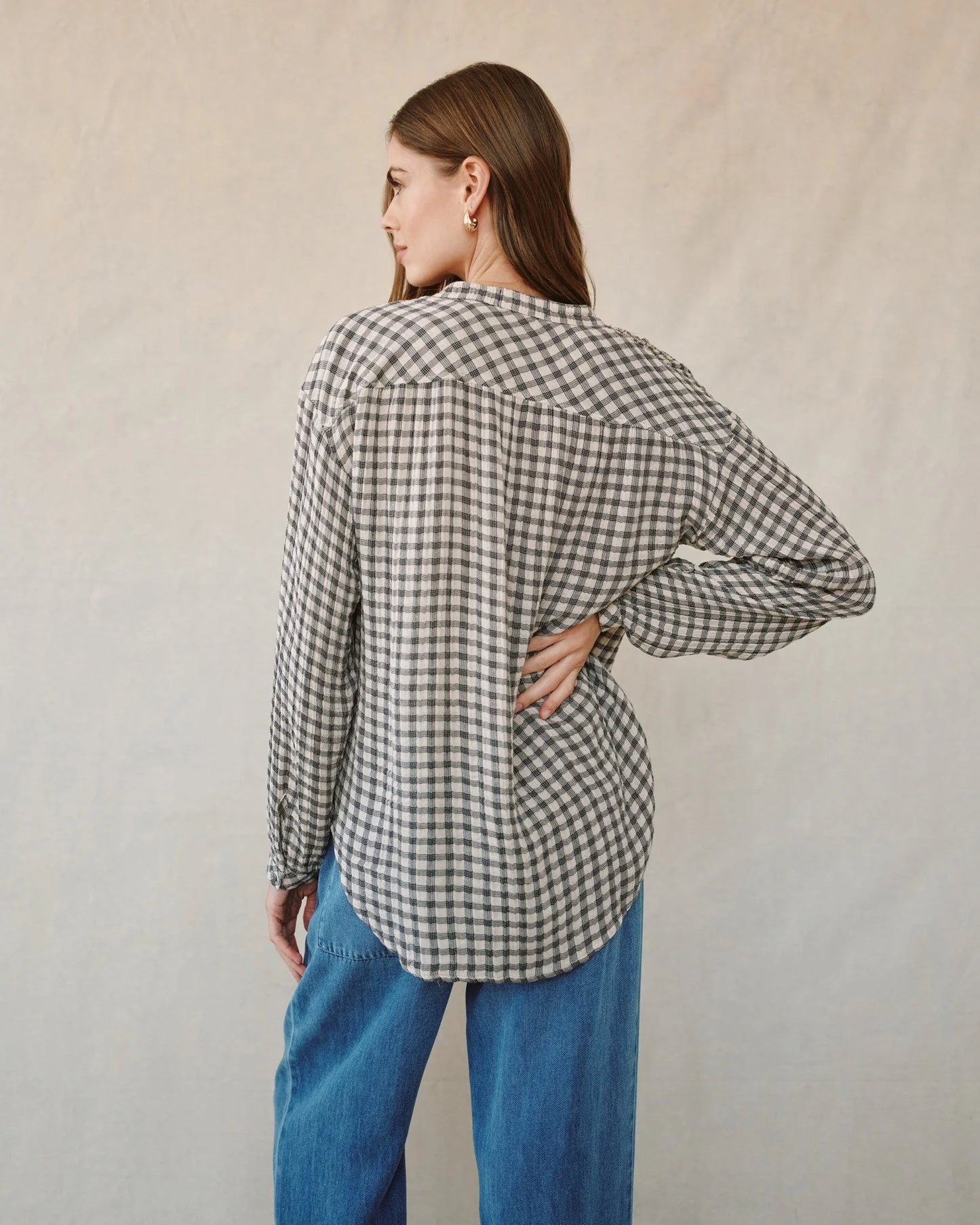 Mandarin Collar Shirt