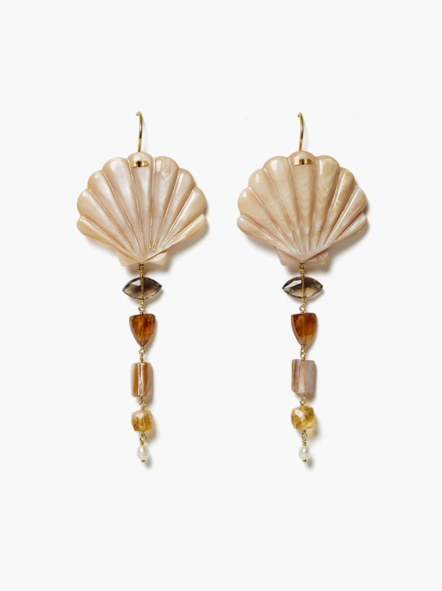 Mother of Pearl Shell Earrings