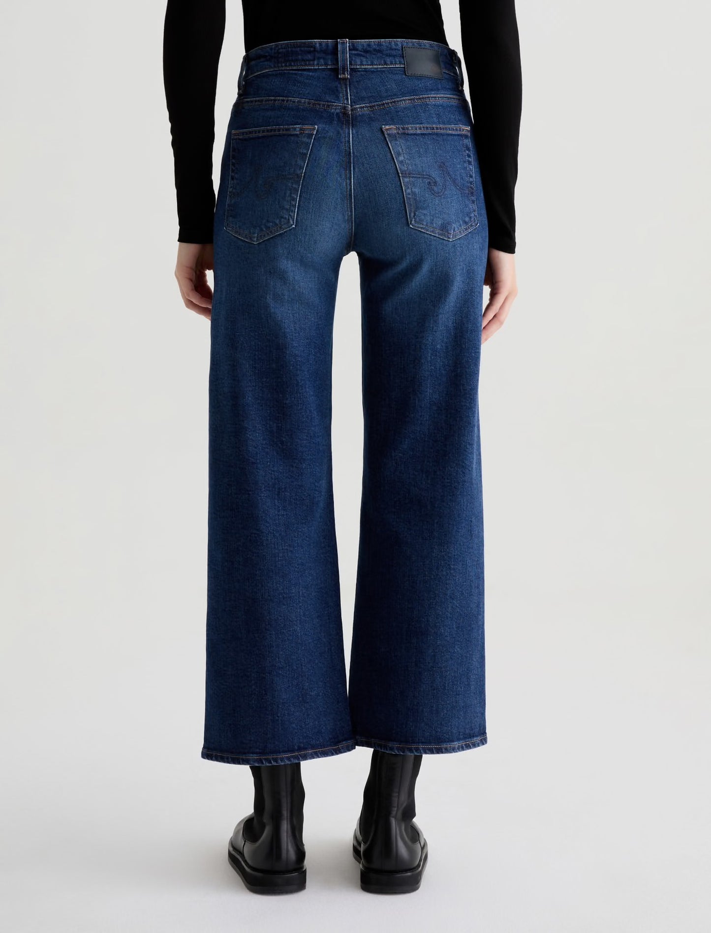 Saige Wide Leg Crop in Veiled