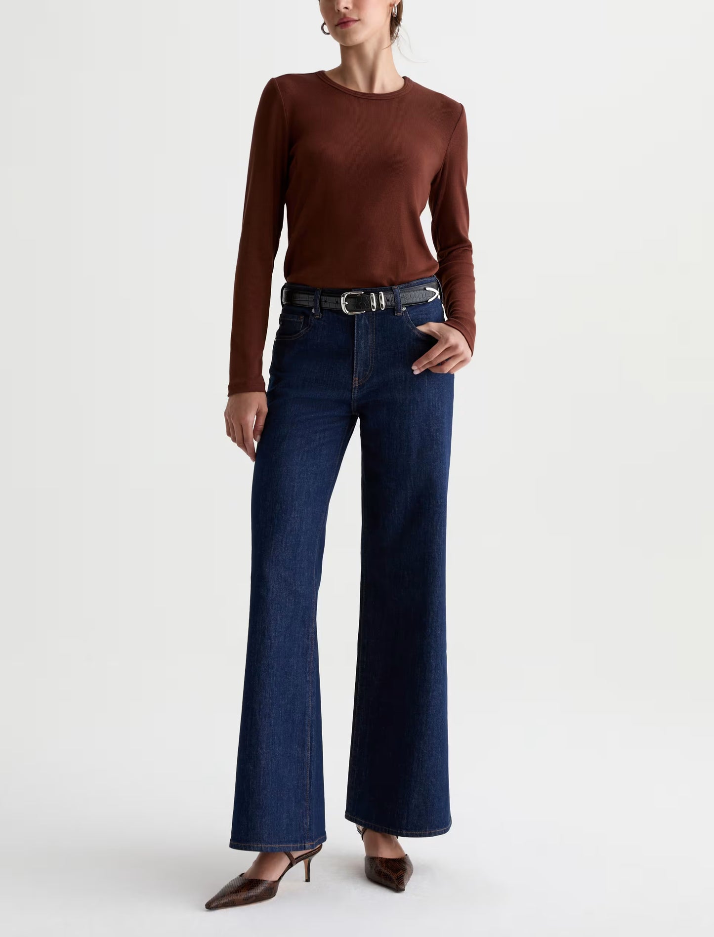 Saige Wide Leg in Azura