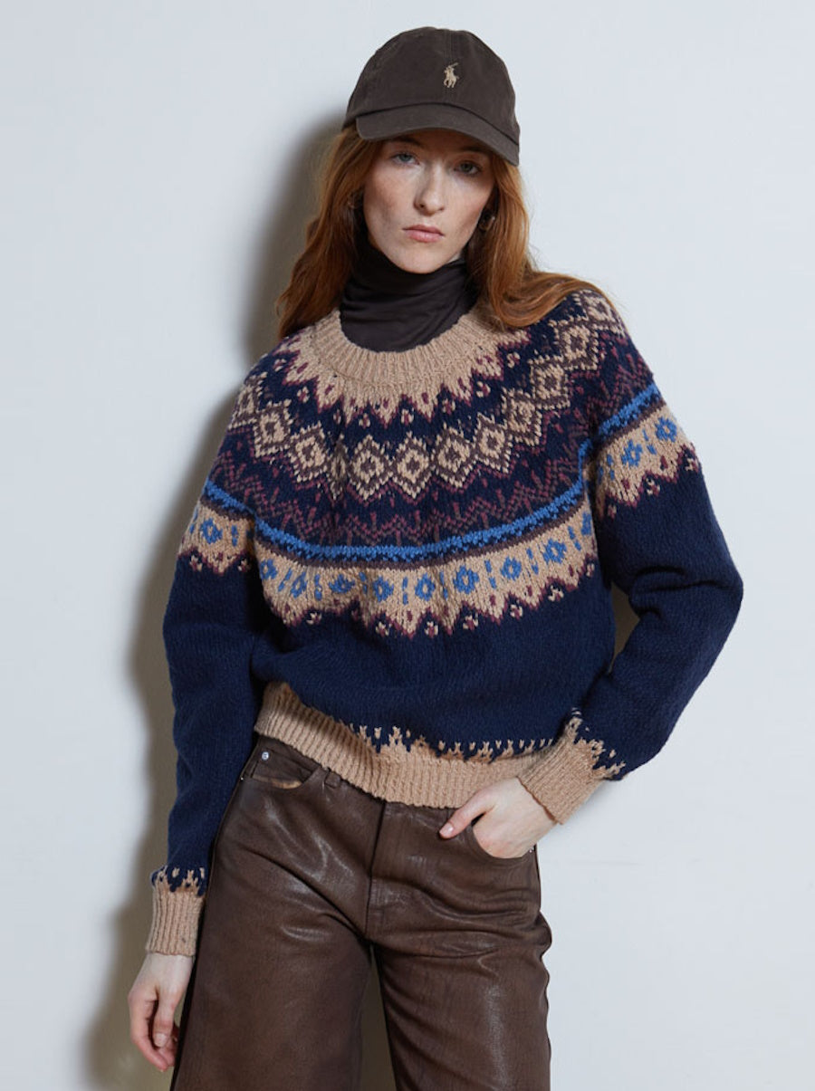 Chunky Fair Isle Crew