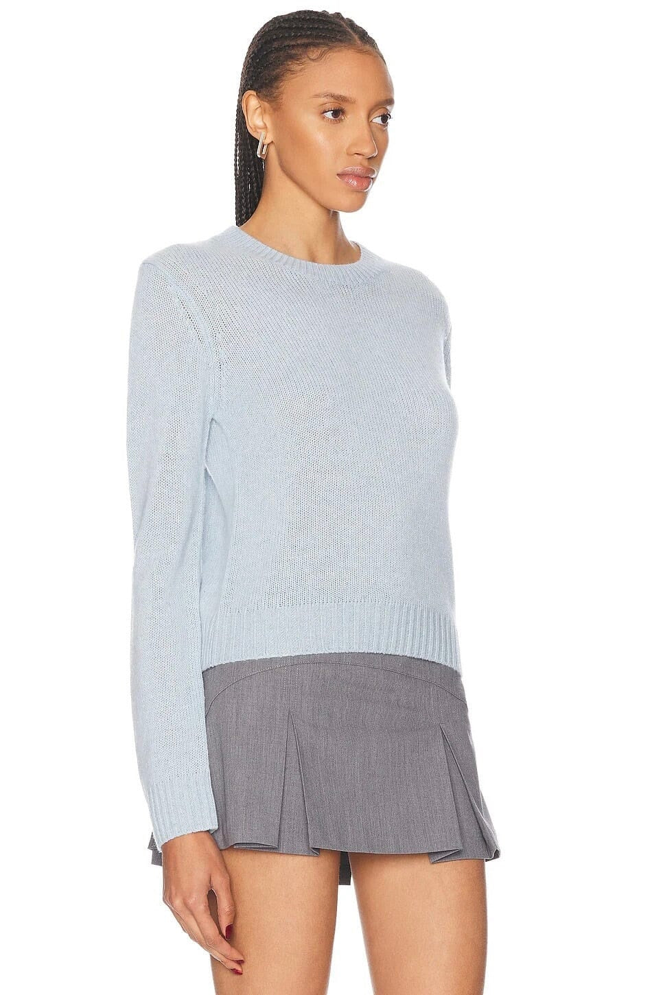 Cashmere Shrunken Crew