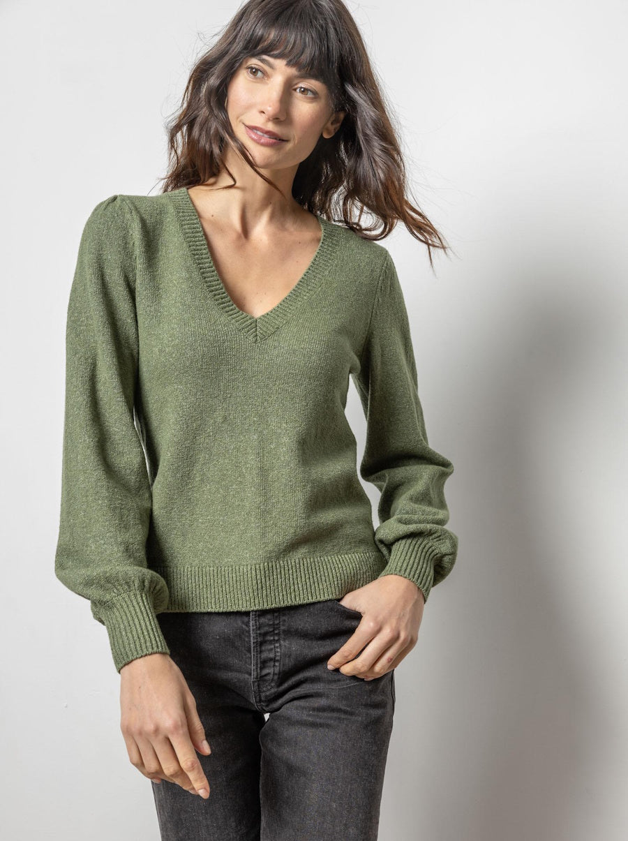 Full Sleeve V-Neck Sweater