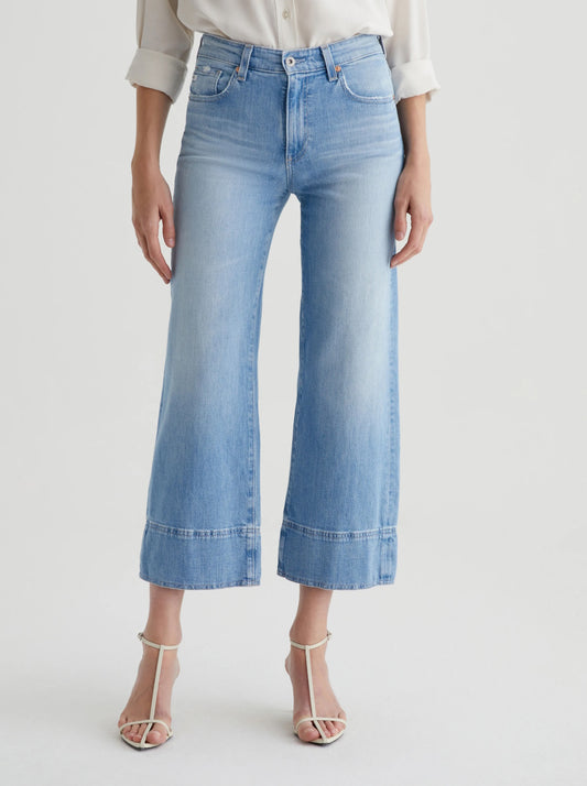 Saige Wide Leg Crop in DNPT