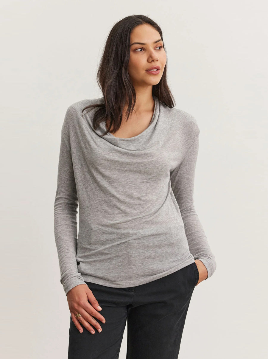 Patty Top in Heather Grey