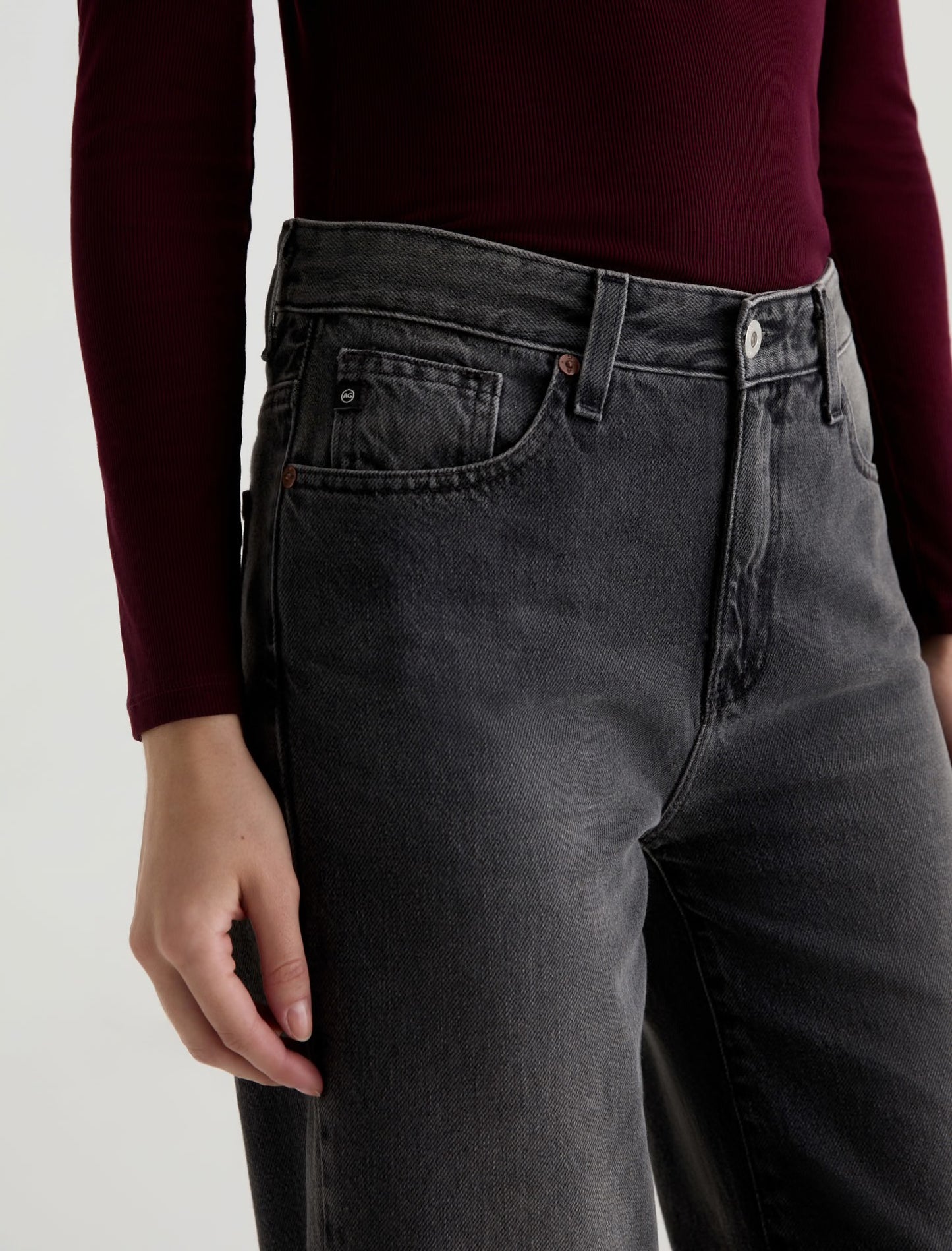 Saige Wide Leg Crop in Overnight